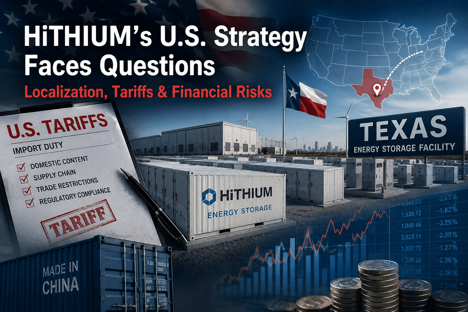 Hithium's U.S. Strategy Faces Questions Over Localization, Tariffs and Financial Risks
