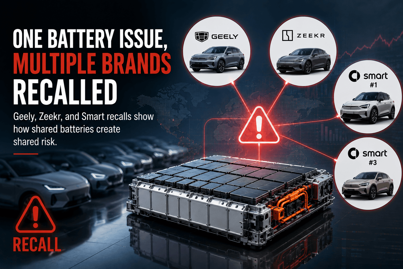 Geely, Zeekr and Smart Recalls Highlight Broader Battery Quality Concerns